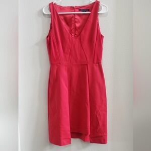 French Connection Elegant Red Sleeveless Dress